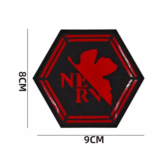 New Age Gospel NERV NERV EVA Nylon Reflective Morale Patch Tactical Anime Badge