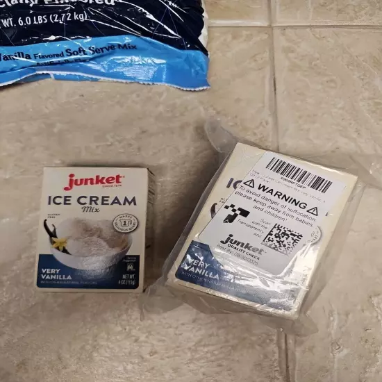 Junket Vanilla Ice Cream Mix 3 Boxes