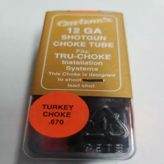 Carlson's 12 Ga Tru Choke Turkey Extended Tube .670 i.d. Turkey choke tube Blue