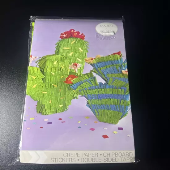 K&Company Paper Kit-Cactus Mini Pinatas, Makes 3 New