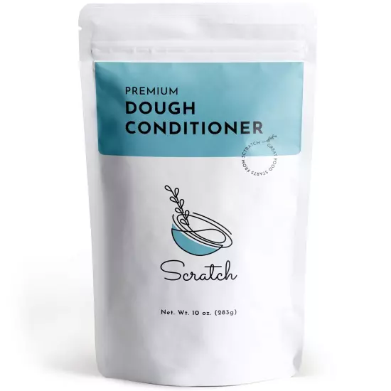 Scratch Premium Dough Conditioner - 10 oz All Grain Bread Improver For Making...