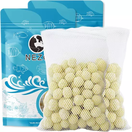 NEZO Filter Media 1-Inch Diameter Bio Ceramic Ball for Aquarium Fish Tank