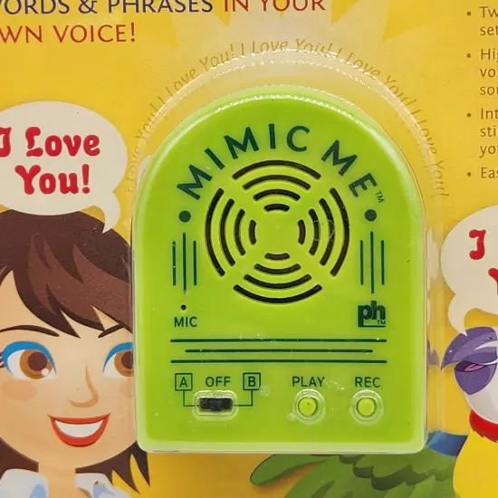 MIMIC ME Voice Recording Unit for Speaking Birds Teach Your Bird To Talk 