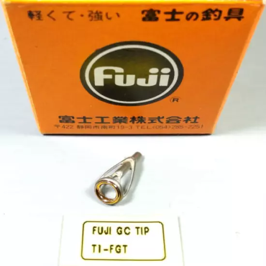 1pc Rare Fuji Ring Titanium Gold Cermet Tip Top Guide TI-FGT Choose Size 