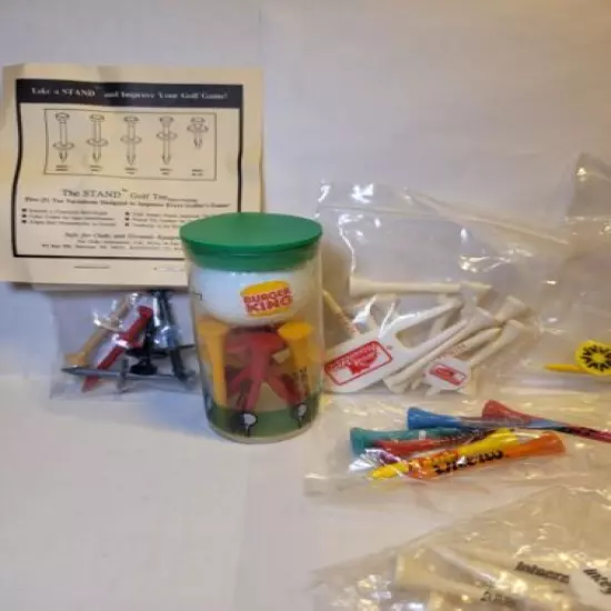 VTG Golf Tees Markers Balls Lot Coca Cola Doritos FritoLay Open To Offers