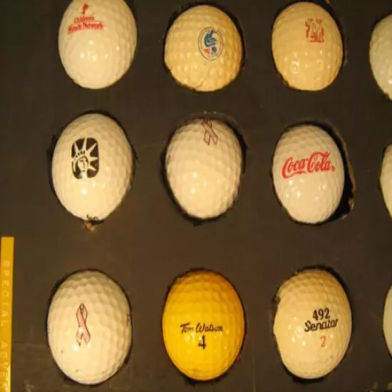 42 Vintage Advertising GOLF BALLS PINNACLE TITLEIST EDGE PROSTAFF PRECEPT [Y113]