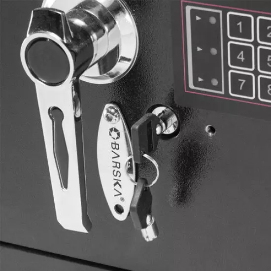 Barska Standard Keypad Depository Safe w/ Door Drop Slot & Back-up Keys, AX11932