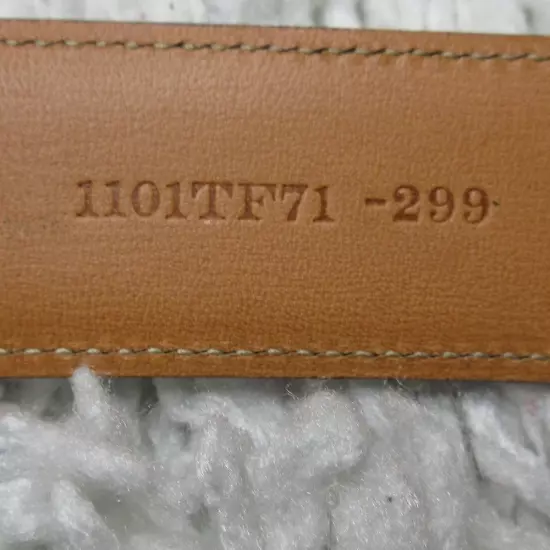 Trafalgar Cortina Leather Dress Belt sz 38