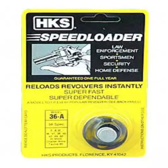 2-Pack HKS Speedloader 357 Magnum Fits S&W J Frame Taurus 605 Ruger 36-A w/ CASE