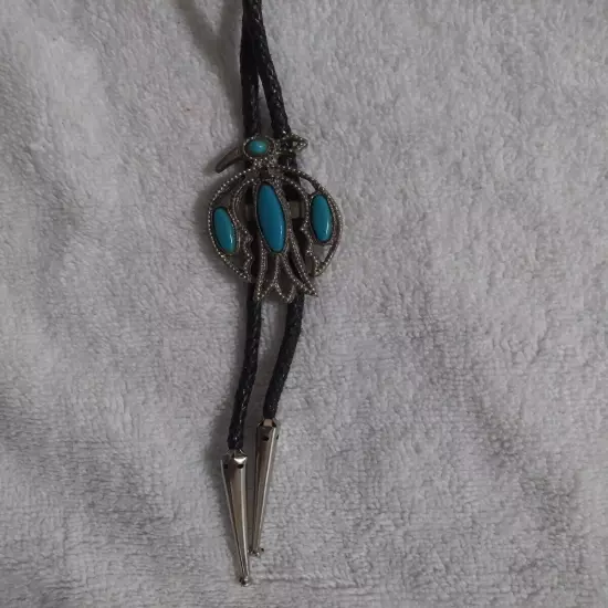 Lot Of 5 Southwestern design Bolo Ties Turquoise