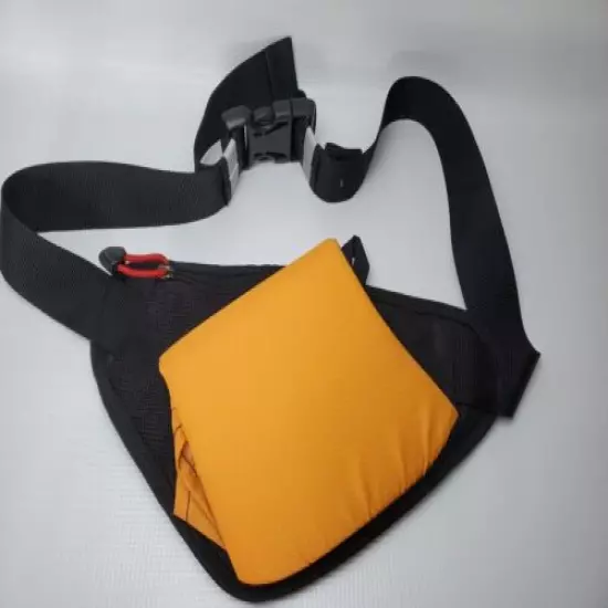 Altimate Running Waist Belt Bag Carry Water Storage Black/Orange