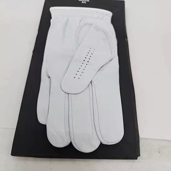 NEW FootJoy Men's Pure Touch Limited Golf Gloves White Medium Worn on Left Hand