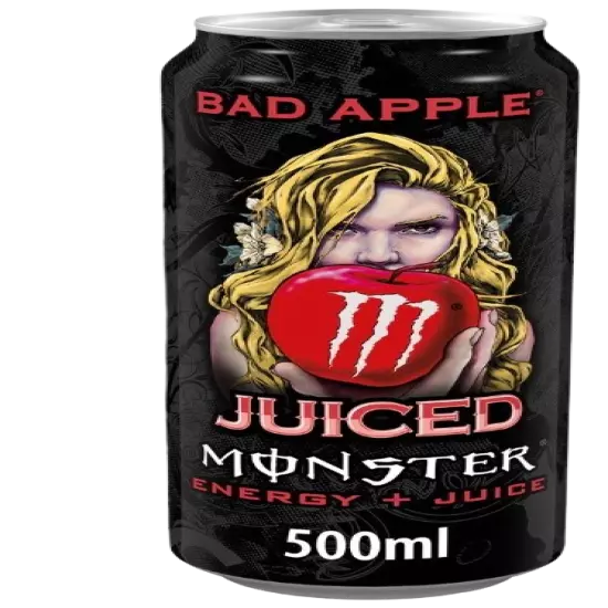 MONSTER ENERGY BAD APPLE JUICED - ENERGY DRINK - 500ML CAN - COLLECTORS