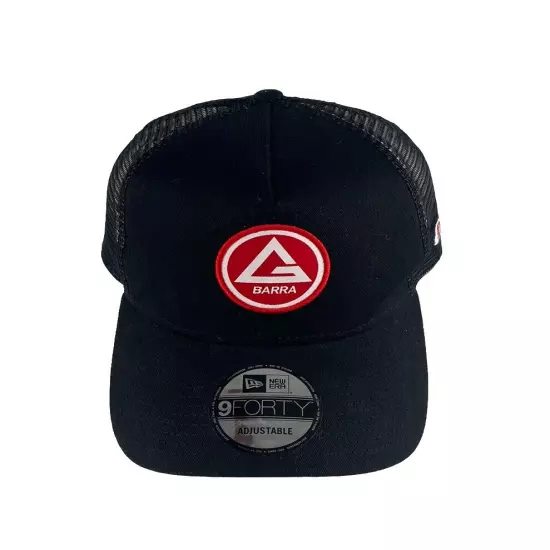 Gracie Barra New Era 9Forty Snapback Hat Adult Adjustable Mesh Black Trucker Cap