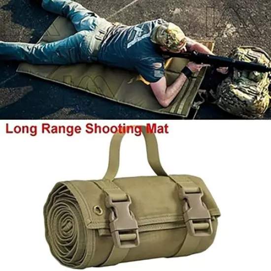 Tactical Shooting Mat Portable Roll Up Non-Slip Foldable Camping Accessories US