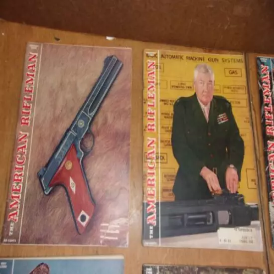 Vintage American Rifleman Magazines 1956 - Entire Year - 12 Months