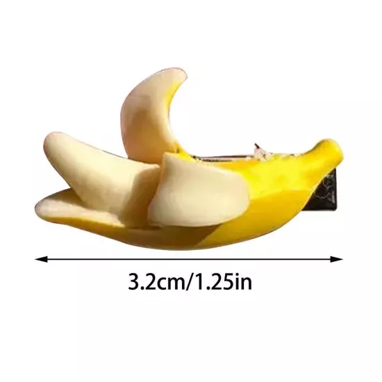 Cute Banana Hairpin Mini Banana Hair Clips U3L6 ☆[