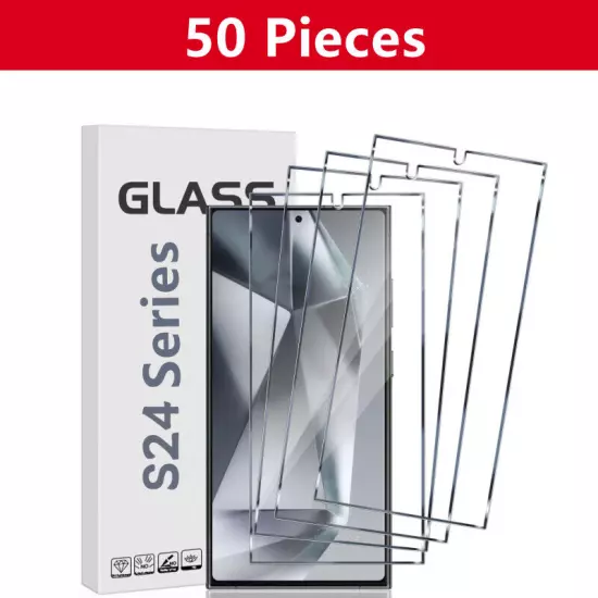 Wholesale Bulk LOT Tempered Glass Screen Protector for Galaxy S24 Ultra/S24 Plus