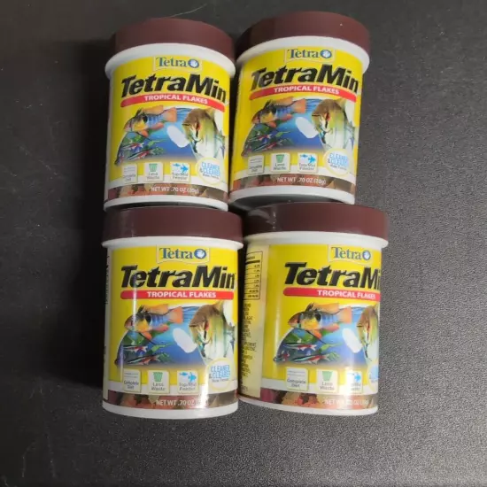 TeraMin Tropical Flakes, Lot Of 4!