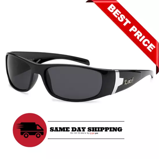 LOCS Hardcore Gangster Sunglasses Classic Lowrider Biker Cholo Designer Eyewear