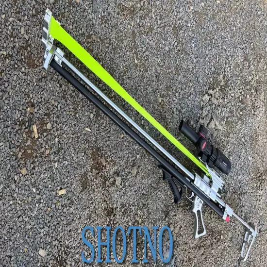 TOP powerful mechanical slingshot - 4 long rods Hunting Slingshot Rifle P 100CM