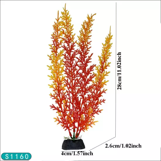 Artificial Fake Plastic Water Grass Plants Decoration For Aquarium Fish Tank