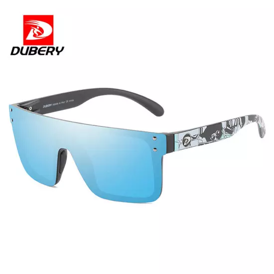 DUBERY Square Polarized Sport Sunglasses Men Women Fishing Driving Glasses UV400