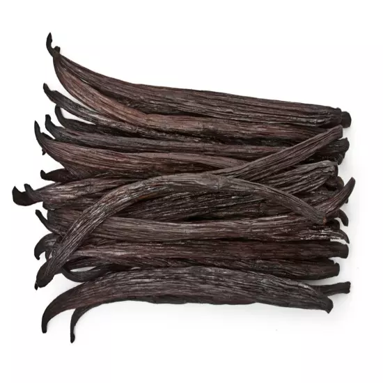 Tahitian Vanilla Beans - Whole Grade B Pods for Baking, Brewing, Extract Making