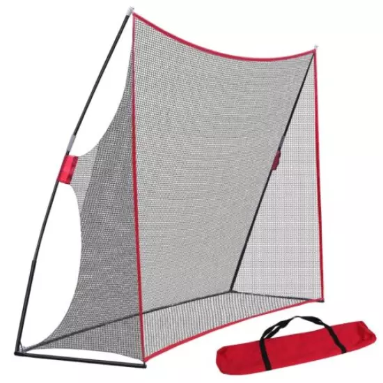 10 x 7 x 3 ft Hitting Net for Golf Practice Training, Outdoor Yard Garden Range