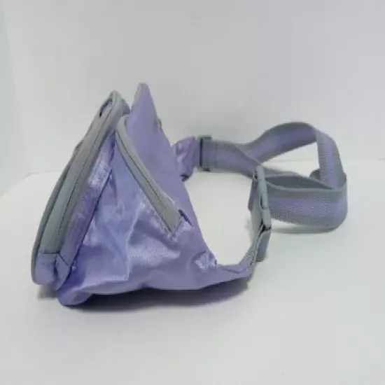 Lavender Eastsport Fanny Pack Waist Hip Bag Metallic Purple Hiking Travel NWOT