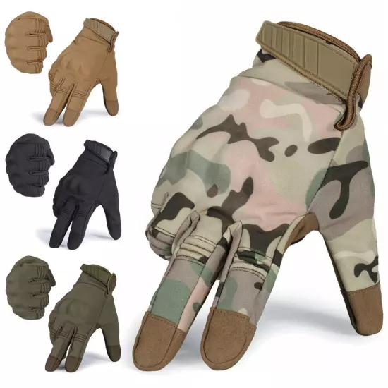 Tactical Gloves Touch Screen Full Finger Motorcycle Gloves Military Army Hunting