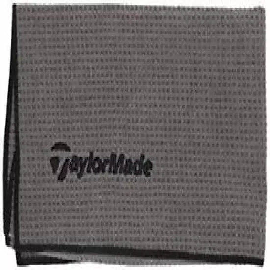 TaylorMade Microfiber Cart Towel (Gray), 15 x 24