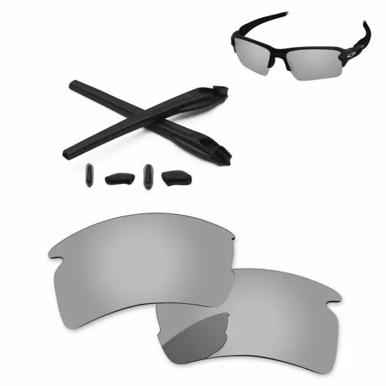 Lensology Polarized Replacement Lenses & Kit For-Oakley Flak 2.0 XL OO9188 - Opt