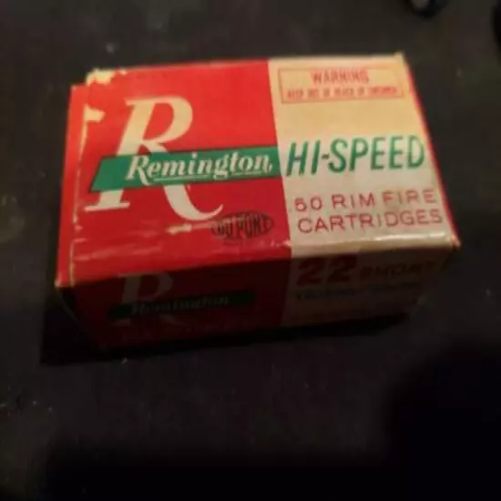 Remington 1022 HiSpeed 50 RimFire Cartridges Golden Bullet Kleanbore EMPTY BOX