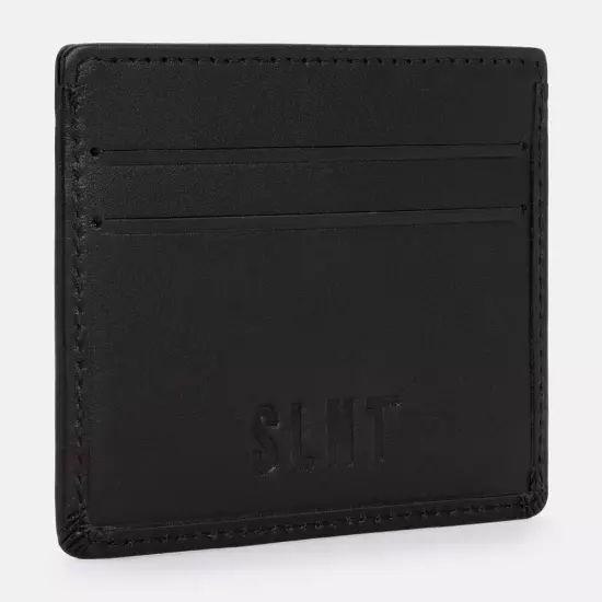 SLNT Card Holder RFID Wallet, Black, SPW-V2SCBL