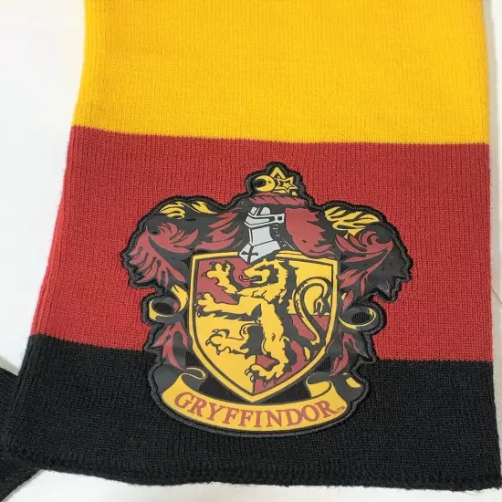 Bioworld Harry Potter Gryffindor Hogwarts Striped Sweater Scarf OSFM One Size