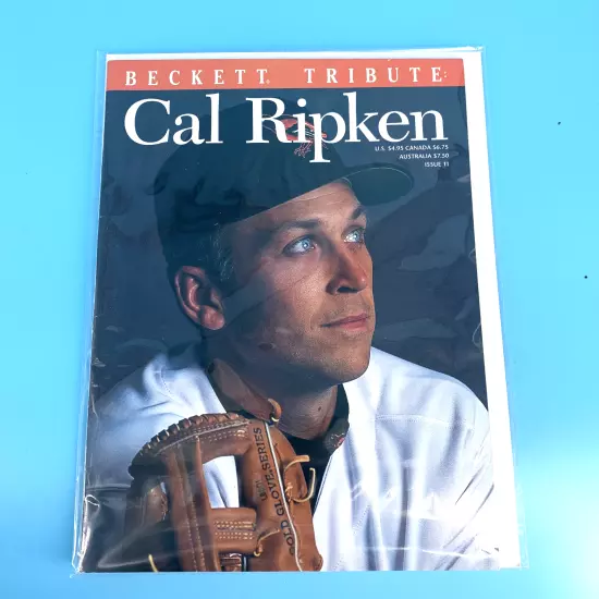 Beckett Tribute: Cal Ripken Baseball Card Monthly Magazines Pair VTG 1995 O's