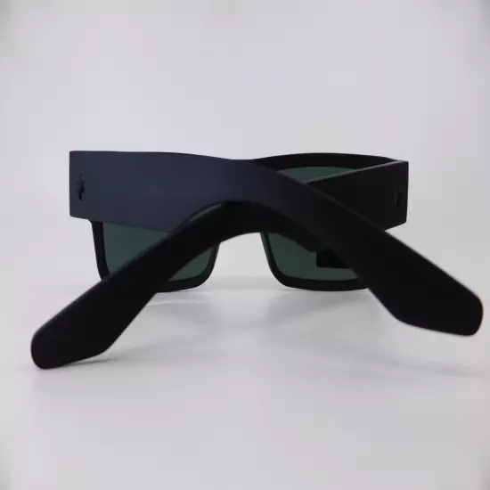 SPY+ Sunglasses CYRUS Matte Black - Happy Grey Green Lens - 673180374863