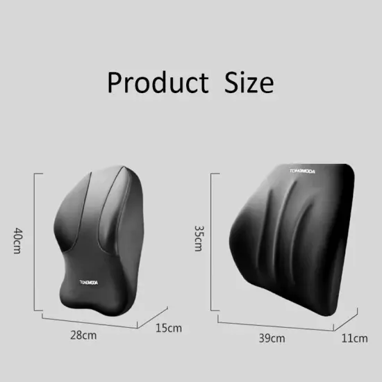 Car Lumbar Back Support Headrest Neck Pillow Universal Soft Neck Pillows Cushion