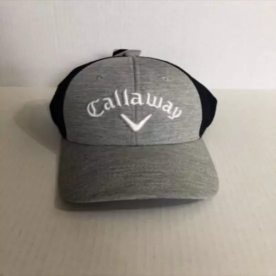 Callaway Odyssey Golf Tour Hat Cap Mesh FITTED A-Flex L/XL Blue Gray NWT