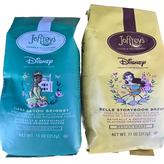 Joffrey's Coffee - Disney Resort Belle Storybook Brew, Tiana’s Bayou Beignet X2