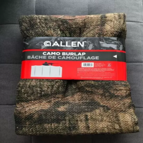 ALLEN CAMO BURLAP - 12' x 54" Duck Blinds Mossy Oak - NEW 