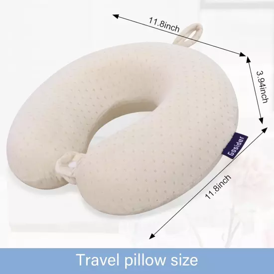 Memory Foam Neck Pillow Comfortable Travel Neck Pillow Neck and Head Support Lig