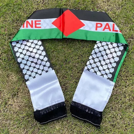 Palestine Flag Scarf KEFFIYEH Jerusalem FREE Gaza Islamic Gift*2024