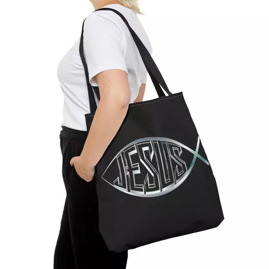 Tote Bag (AOP) - Jesus Fish