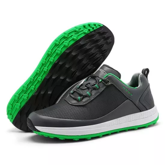 Waterproof Golf Shoes Men's Golf Sneakers Anti Slip Walking Shoes Big Size 40-47