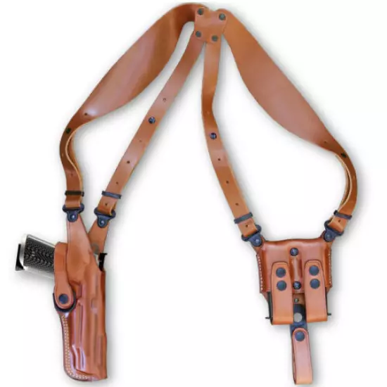 Vertical Shoulder Holster Double, Sig 1911 45ACP Nitron with Rail 5’’BBL #1219# 