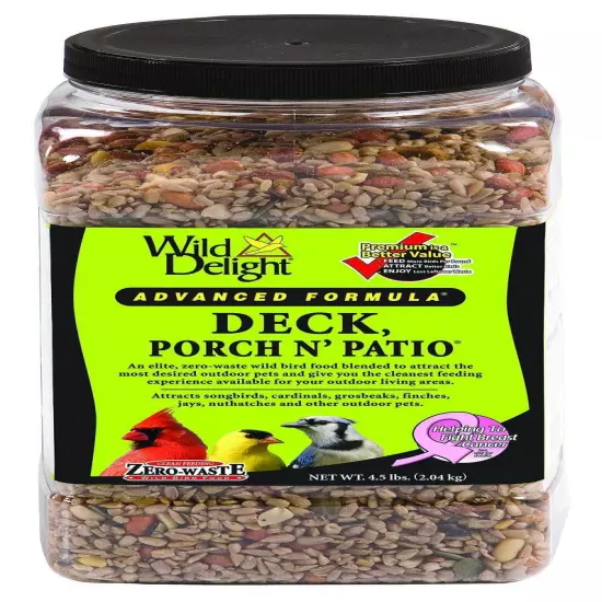 Wild Delight Wild Delight Deck, Porch N Patio Wild Bird Food