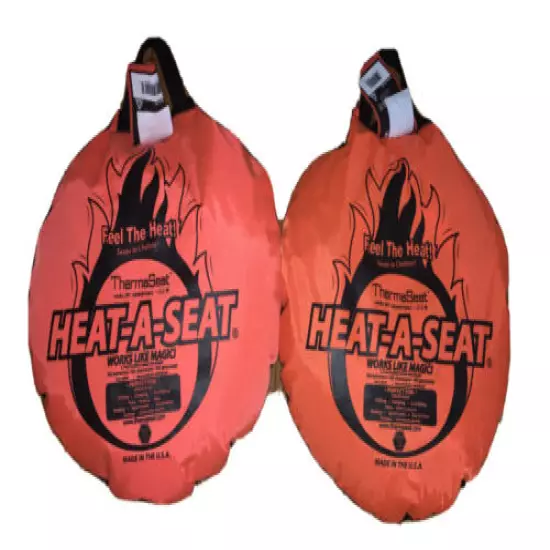 2x ThermaSeat Heat-a-Seat Insulated Hunting Fishing Game Seat Cushion Pillow