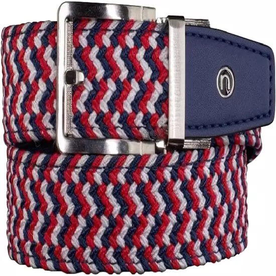 Braided Golf Belt Series with Ratchet Technology, 1 3/8" Width Strap